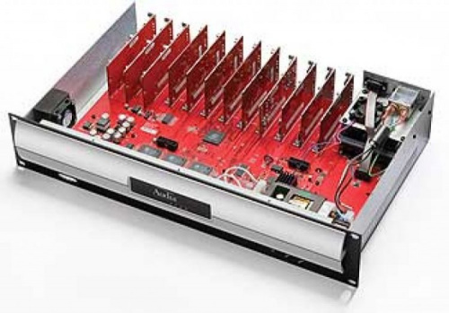 BIAMP AudiaFLEX CM Крейт цифрового матричного микшера с модулем CobraNet. Высота 2U фото 4