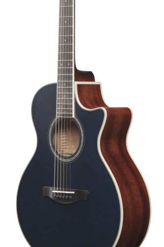 IBANEZ AE200JR-DBF электроакустическая гитара уменьшенная, цвет синий фото 4