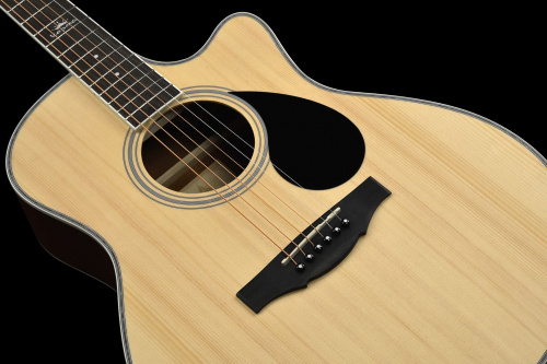 KEPMA A1CE Natural Matt электроакустическая гитара, цвет натуральный, в комплекте 3м кабель фото 7