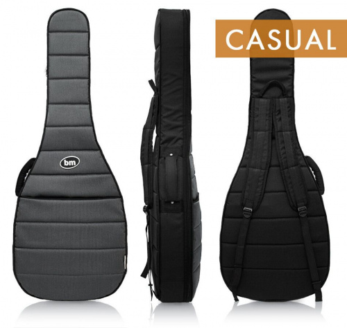 Bag&Music CASUAL Acoustic BM1049 чехол для малоразмерной акустической гитары, цвет серый