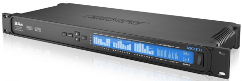 MOTU 24Ai 24x48 интерфейс, микшер, аналогово-цифровой конвертер, USB 2.0, RACK (1U), AVB Ethernet, 2