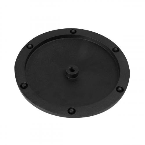 OnStage MS9212 микрофонная стойка, прямая, круглое основание, регулируемая высота,черная фото 5