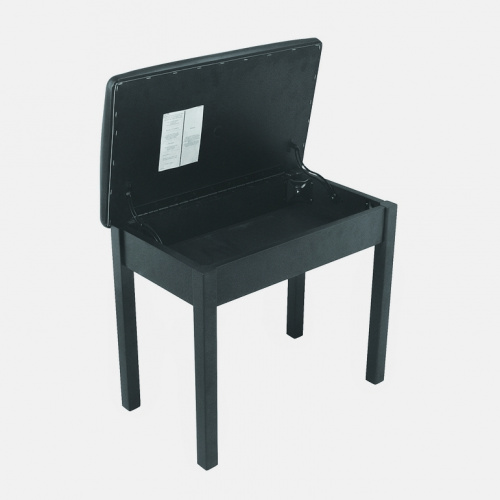 OnStage KB8902B скамейка, одноуровневая, деревянная,чёрная, класс делюкс