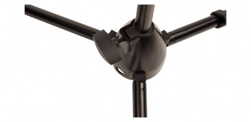 Ultimate JS-MCTB50 стойка микрофонная низкая "журавль" на треноге с телескоп. коленом 42-74см, черная фото 2