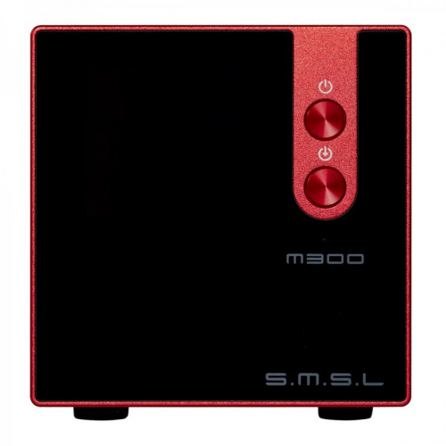 SMSL M300 Red Усилитель.Динамически диапазон: RCA 120дБ, XLR 123 дБ.КГИ+Ш: 0.00015% (-116дБ).Сигнал/шум: 116 дБ. Вход: USB,оптический,коаксиальный,Blu фото 7