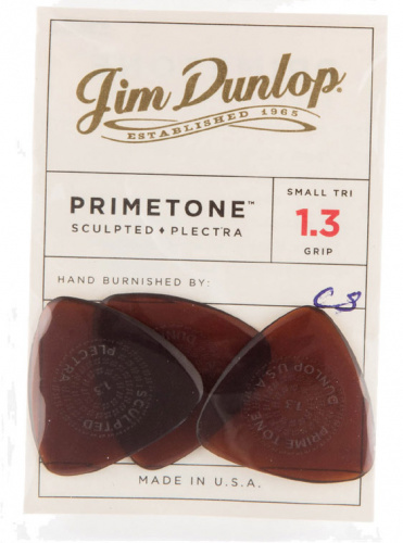 Dunlop 516P150 Primetone Small Triangle Grip 3Pack медиаторы, толщина 1.5 мм, 3 шт. фото 2