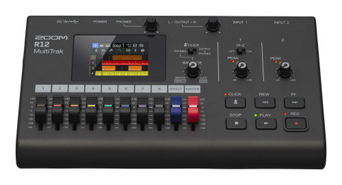 Zoom R12 Мультитрековый аудиорекордер-портастудия, 2 входа XLR/TRS, встроенный FM-синтезатор фото 7