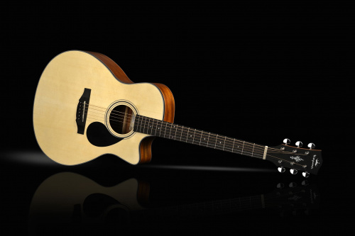KEPMA EACE Natural Matt электроакустическая гитара, цвет натуральный, в комплекте 3м кабель фото 4