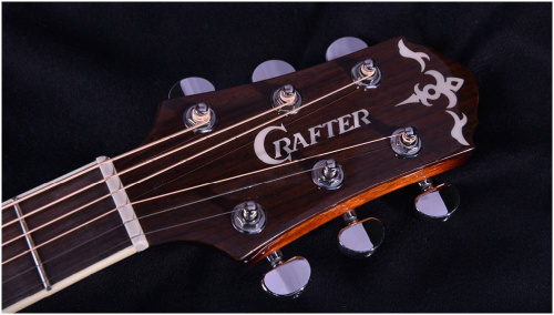 CRAFTER NOBLE VTG Edition электроакустическая гитара, топ и корпус клен, цвет золотой фото 5