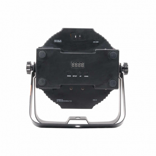 American DJ Mega 64 Profile Plus Сверхяркий прожектор Par 64 с 12 светодиодами Quad (RGB-УФ 4-в-1) мощность фото 2