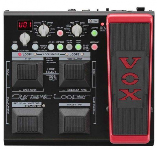 VOX Dynamic Looper VDL-1 цифровой динамический напольный процессор-лупер, 11 предэффектов, 11 луп-эффектов, мастер-лимитер, 3 типа остановки, 100 прог фото 2