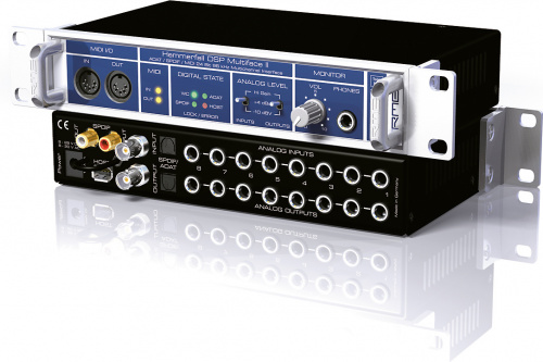 RME Multiface II - 36 канальный модуль, 24 Bit / 96 kHz, аналоговые & ADAT вх/вых, 9 1/2", 1U