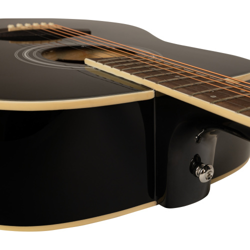 ROCKDALE Aurora D6 BK Gloss акустическая гитара, дредноут, цвет черный, глянцевое покрытие фото 5