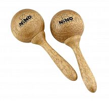 Nino Percussion NINO7 деревянные маракасы малые, эргономическая ручка, дуб