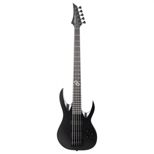 Solar Guitars AB2.5C 5-струнная бас-гитара, HH, активная электроника, цвет черный матовый