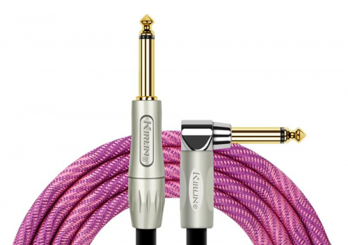 Kirlin IWB-202PFGL 6M WPP кабель инструментальный Разъемы: 1/4" прямой моноджек 1/4" угловой мо