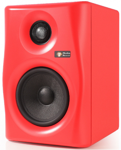 Monkey Banana Lemur5 red Моделирующий студийный монитор, диффузор 5,25', материал диффузора: кевлар, материал твиттера: алюминий фото 2