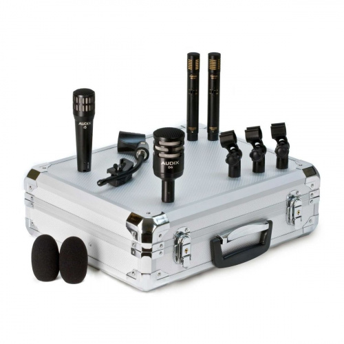 Audix DP QUAD Комплект из 4 микрофонов для ударных: i5, D6, 2 x ADX51, кейс