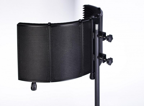 Lux Sound MA305 Экран акустический для студийного микрофона с креплением на стойку, алюминиевая рама фото 3
