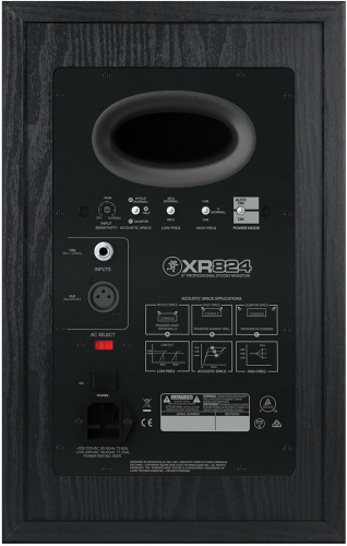 MACKIE XR824 2-полосный активный студийный монитор, 8". Усилитель: НЧ -100 Вт, ВЧ 60 Вт. фото 3