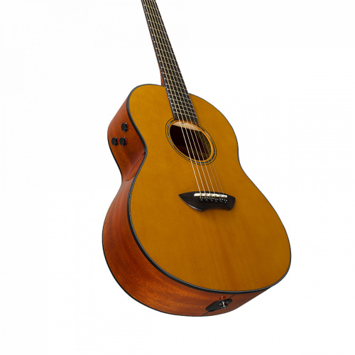 Yamaha CG-TA трансакустическая классическая гитара, верхняя дека массив ели, гриф нато фото 5