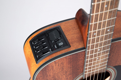 TAKAMINE GLD11E-NS Электроакустическая гитара, топ махагони, корпус махагони, форма корпуса дредноут фото 2