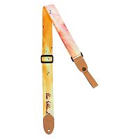 FLIGHT S35 SUNSET ремень для укулеле, материал полипропилен, цвет оранжевый, Elise Ecklund