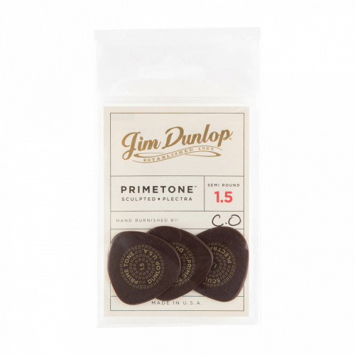 Dunlop Primetone Semi Round Smooth 515P150 3Pack медиаторы, толщина 1.5 мм, 3 шт. фото 4