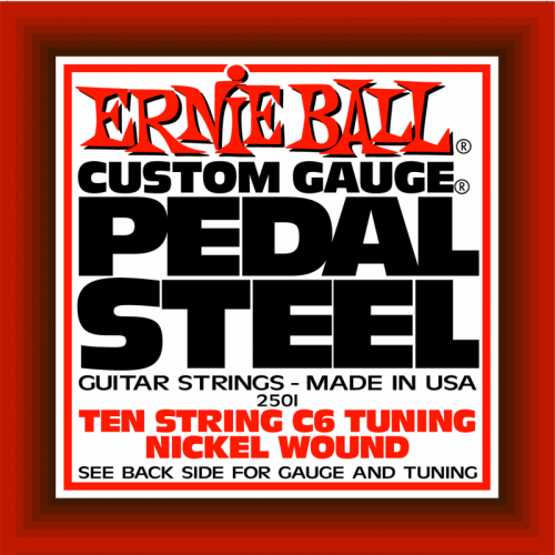 Ernie Ball 2501 струны для эл.гитары (Набор из 10-ти штук) Nickel Wound 10-String C6 Pedal Guitar