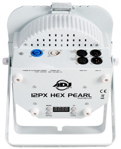 American DJ 12PX HEX Pearl универсальный светодиодный светильник Par с 12 х 12 Вт, 6-в-1 HEX светодиодами, Металлический корпус, угол раскрытия луча 3 фото 2