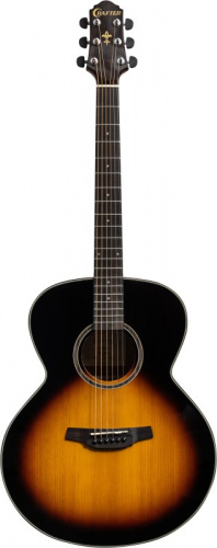 CRAFTER HJ-250/VS акустическая гитара формы Джамбо, цвет винтажный санберст