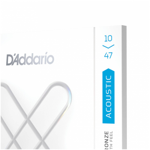 D'ADDARIO XSAPB1047-12 Set Acoustic Guitar XS Phosphor Bronze, 10-47, 12-String, Light струны для 12-тиструнной акустической гит фото 4