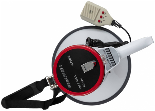 VESTON VMEG-25 REC Мегафон рупорный ручной, 25 Вт, до 600м, функция записи, 8x1.5V SIZE C фото 8