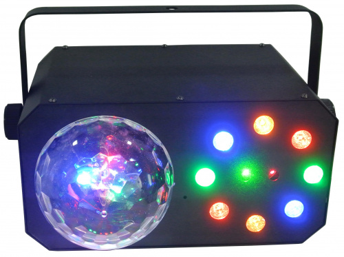 XLine Light DISCO STAR Светодиодный прибор. 4х1 Вт RGBW (эффект дэрби), 8х1 Вт RGBA WASH LED фото 2