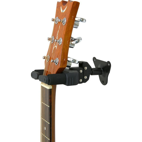 Hercules GSP39WB Plus Крючок для гитары настенный с автозахватом, металлическое основание фото 5