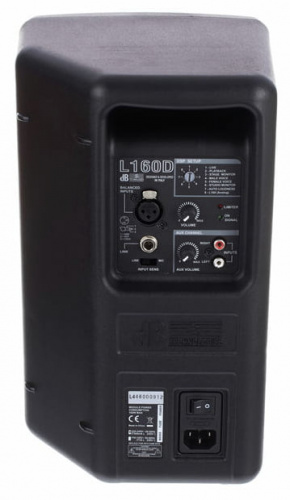 dB Technologies L160D компактная активная акустическая система, 2 полосы 160 Вт, 70-20 кГц, 116 дБ, 2 х 5" фото 5