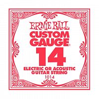Ernie Ball 1014 струна для электро и акустических гитар. Сталь, калибр .014