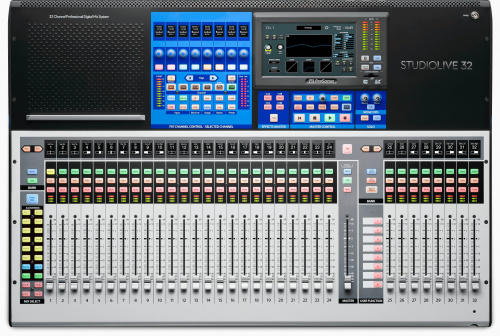 PreSonus StudioLive 32 III цифровой микшер, 32 вх+8 возвратов, 32 фейдера, 32 аналоговых вх/ вых, 4FX, 16MIX, 4AUX FX, USB-audio, AVB-audio фото 2