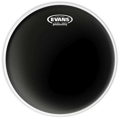 Evans TT10CHR Black Chrome 10" Пластик для барабана двойной, чёрный