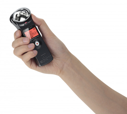 Zoom H1 ручной портативный диктофон (рекордер), черный цвет фото 12