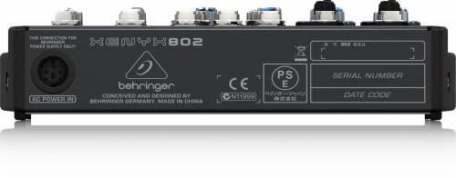 Behringer 802 Сверхкомпактный малошумящий микшерный пульт (2 моновхода, 2 стереовхода, 1 AUX-шина) фото 4