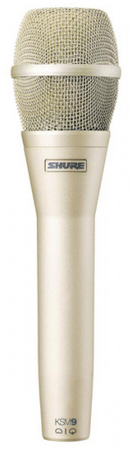 SHURE KSM9/SL конденсаторный вокальный микрофон (цвет "шампань").