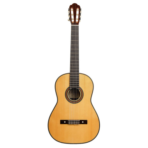 Manuel Adalid Torres мастеровая классическая гитара 4 4 с кейсом, массив ели, цвет натуральный фото 2