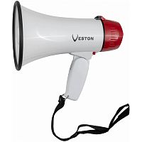 VESTON VMEG-8 Мегафон рупорный ручной, 8 Вт, дальность 200м, диаметр рупора 135мм, 4x1.5V SIZE C