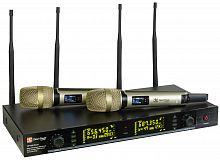 Direct Power Technology DP-220 VOCAL двухканальная вокальная радиосистема с ручными передатчиками (металлический корпус)