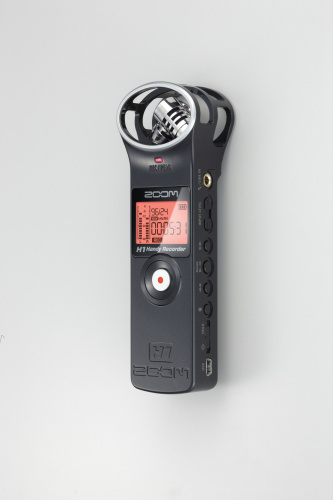 Zoom H1 ручной портативный диктофон (рекордер), черный цвет фото 9