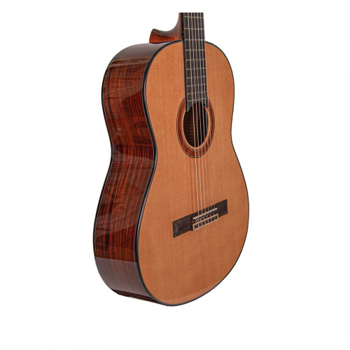 Omni CG-710YS классическая гитара, массив ели/ палисандр, чехол, цвет натуральный фото 3