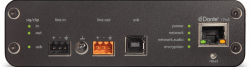 SHURE ANIUSB-MATRIX четырехканальный Dante аудиоинтерфейс, 4 Dante in, 1 аналог вход, 1 выход, USB, фото 2