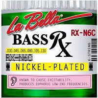 LA BELLA RX-N6A струны для 6-стр. бас-гитары (030-045-065-085-105-130), никель
