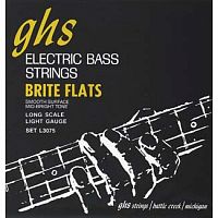 GHS L3075 Струны для для бас-гитары, сплав 52, плоская обмотка, калибр (45-56-77-98)
